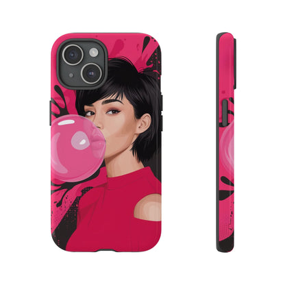 Bubble Gum Girl iPhone Case – Bold & Stylish Custom Design