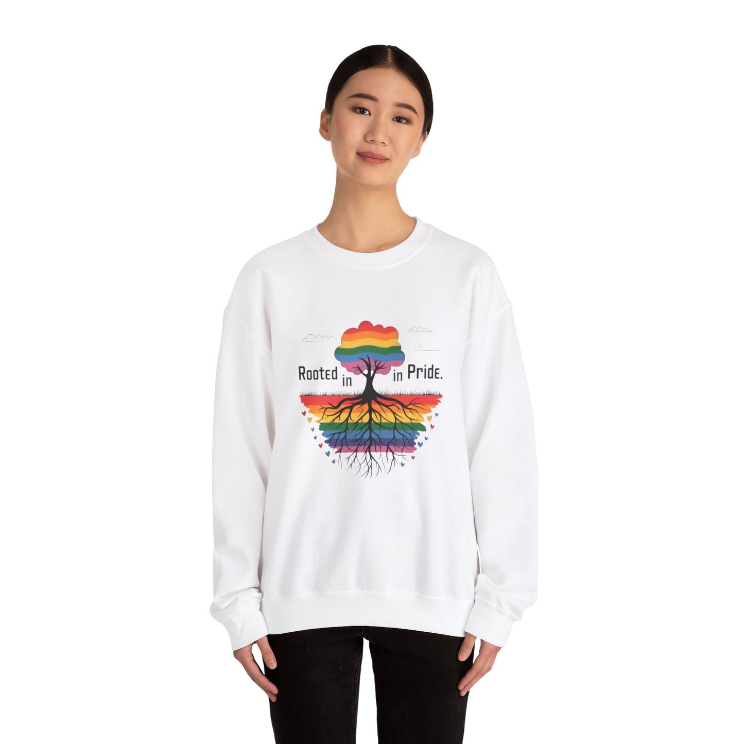 Rooted in Pride – Unisex Heavy Blend Crewneck Sweatshirt