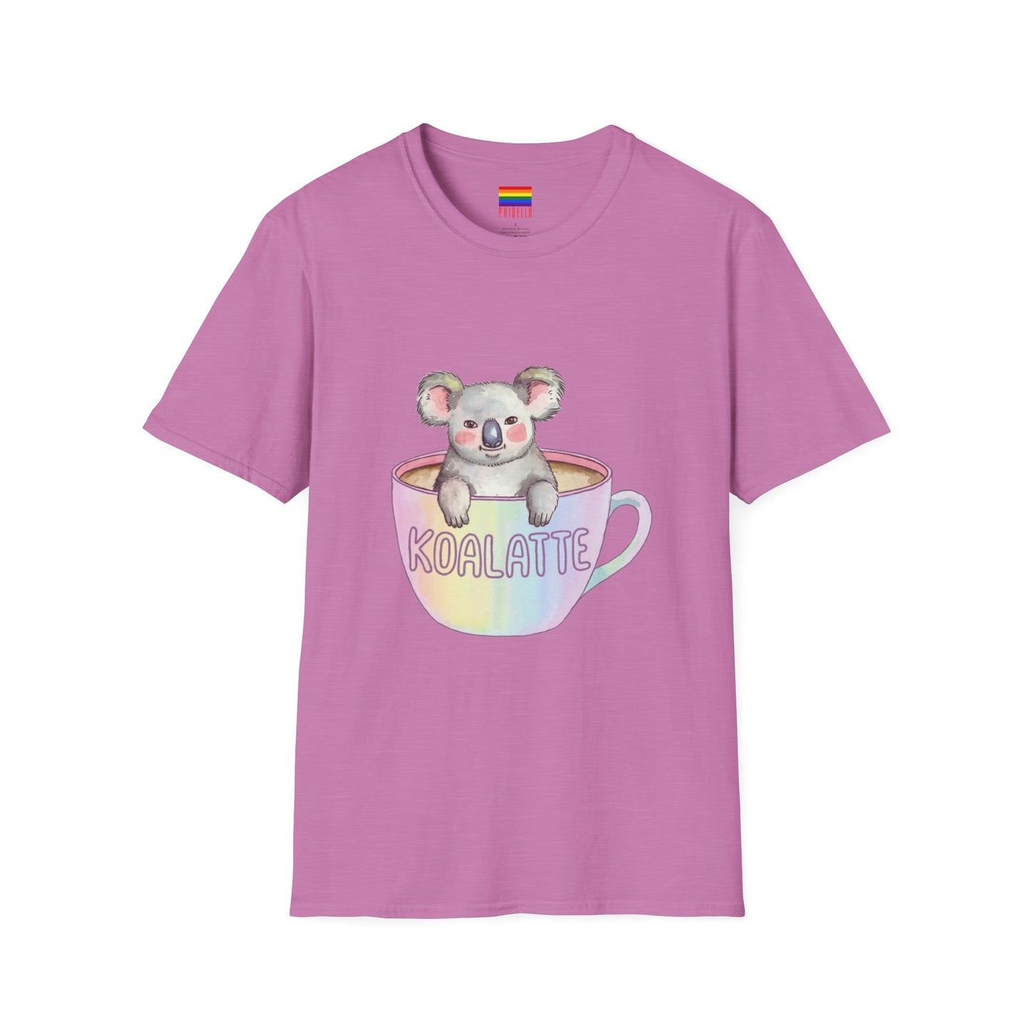 Koalatte Cute Coffee T-Shirt | Koala & Latte Design | Pridella