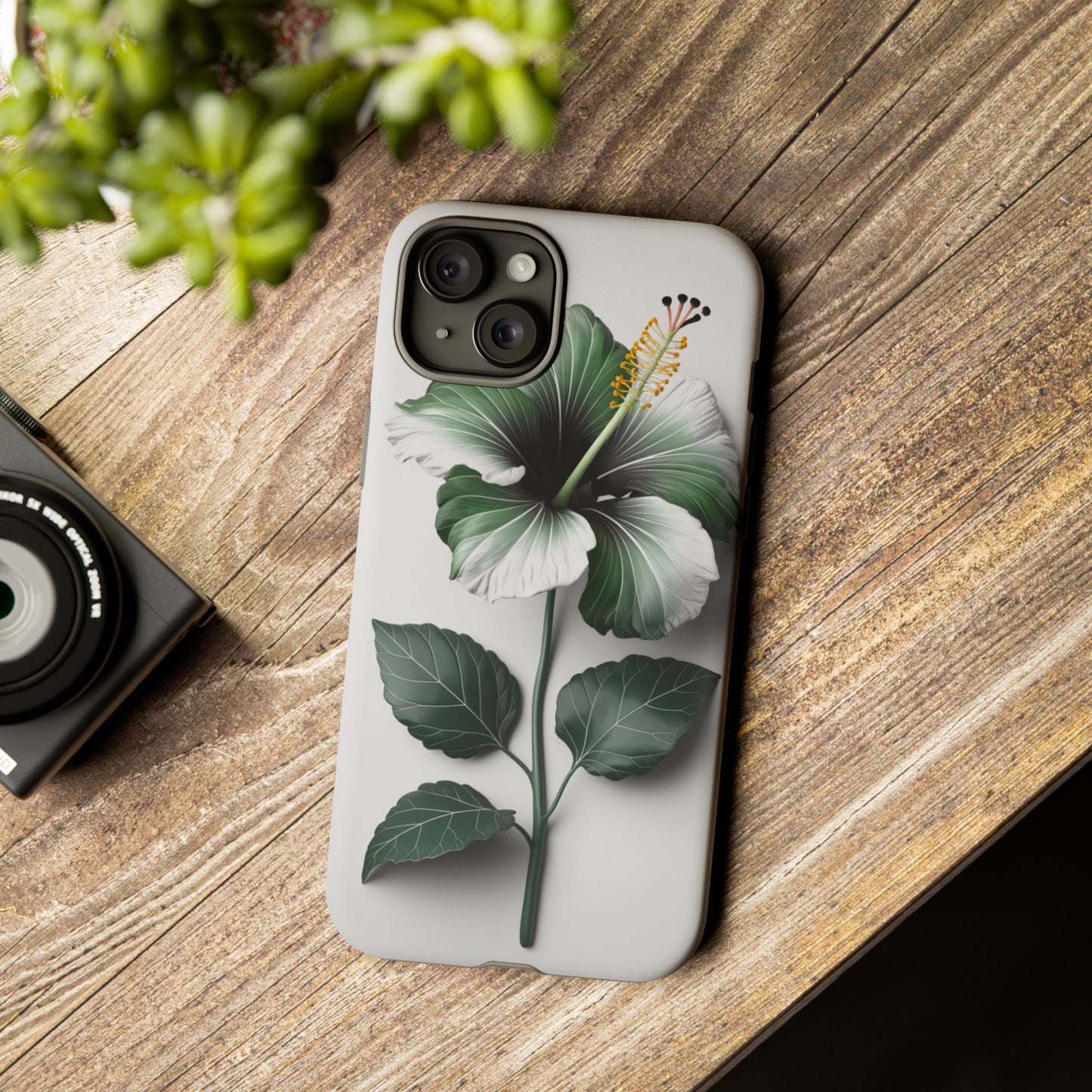 Hibiscus Floral iPhone Case - Premium Protective Case | Predella