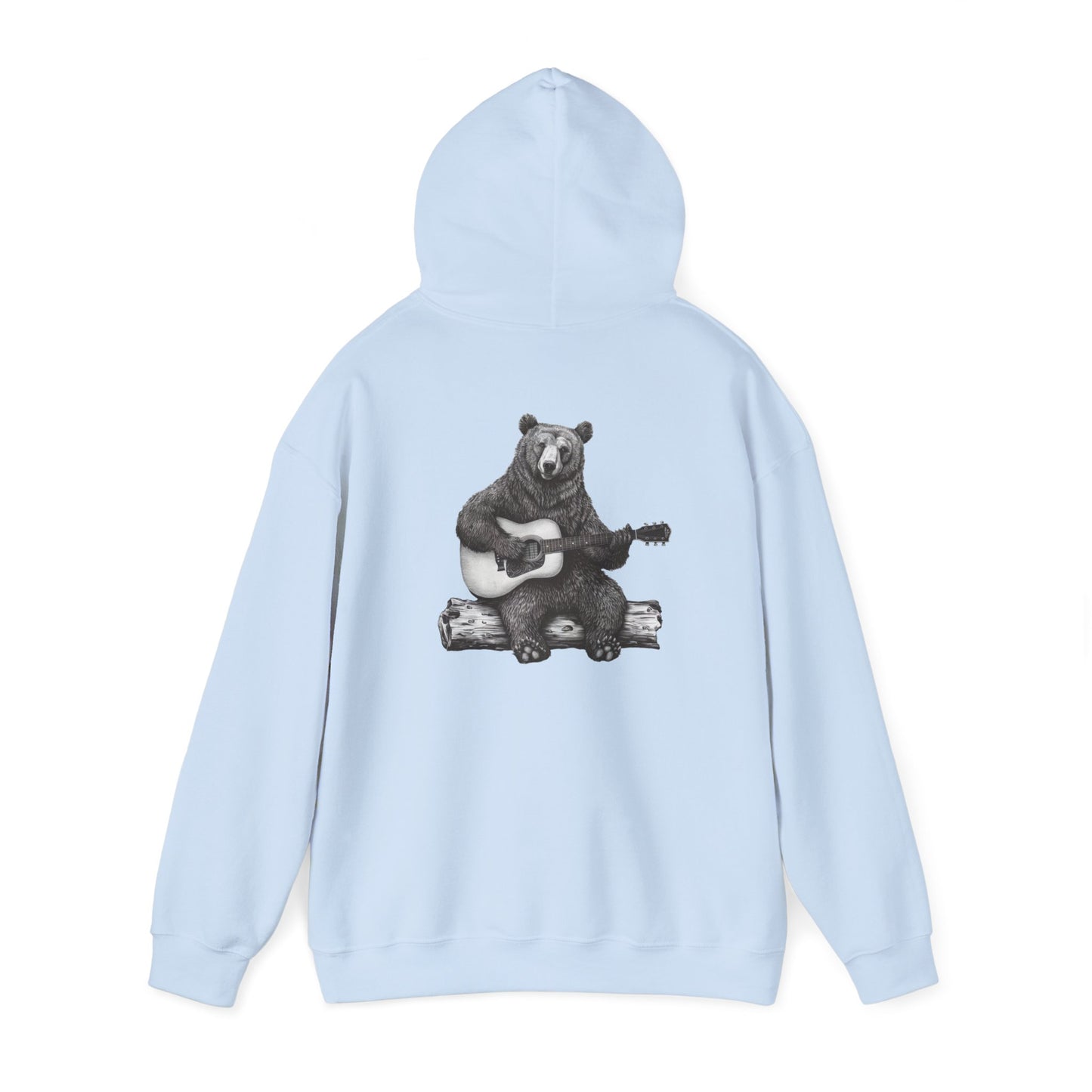 Bear Playing Guitar Hoodie – Fun & Unique Custom Design