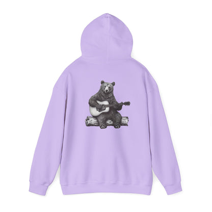 Bear Playing Guitar Hoodie – Fun & Unique Custom Design